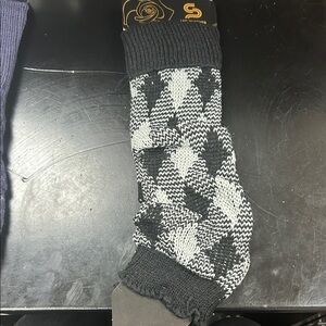 Stylish Black and White Patterned Socks